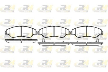 Гальмівні колодки дискові RH ROADHOUSE 2739.02
