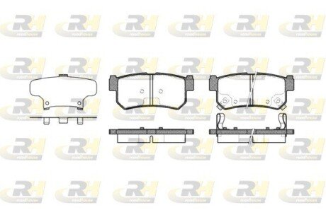 Гальмівні колодки дискові RH ROADHOUSE 2746.62