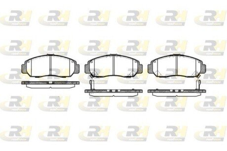 Гальмівні колодки дискові RH ROADHOUSE 2747.12 (фото 1)