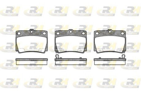 Гальмівні колодки дискові RH ROADHOUSE 2750.02