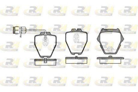 Гальмівні колодки дискові RH ROADHOUSE 2752.12