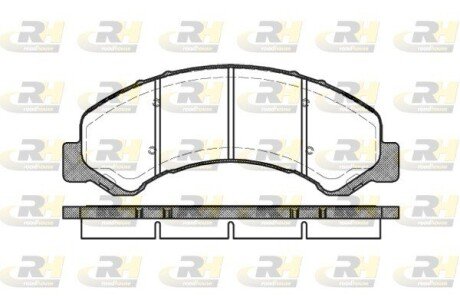 Гальмівні колодки дискові RH ROADHOUSE 2763.00