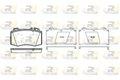 Гальмівні колодки дискові RH ROADHOUSE 2769.00
