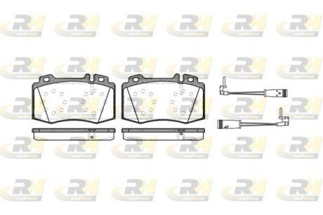 Гальмівні колодки дискові RH ROADHOUSE 2769.02 (фото 1)
