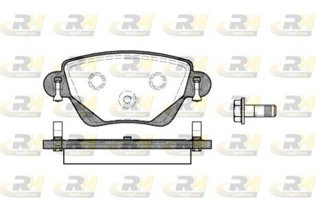 Гальмівні колодки дискові RH ROADHOUSE 2777.00