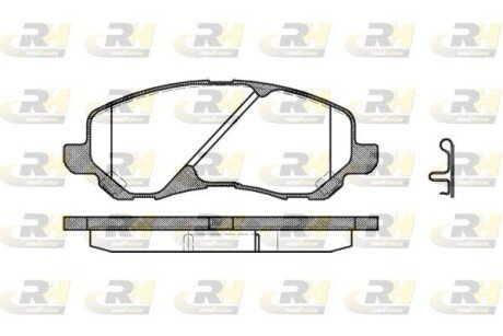 Гальмівні колодки дискові RH ROADHOUSE 2804.02