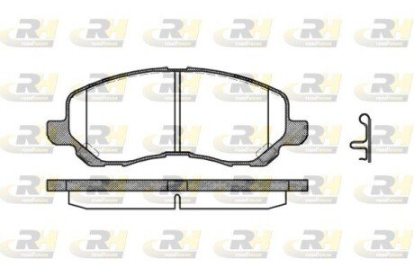 Гальмівні колодки дискові RH ROADHOUSE 2804.12