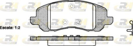 Гальмівні колодки дискові RH ROADHOUSE 2804.20