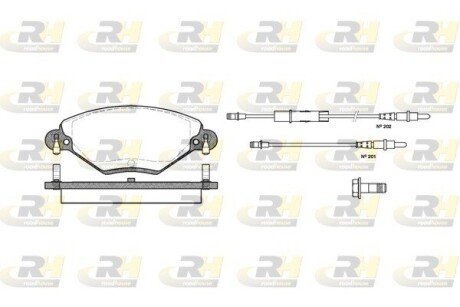 Гальмівні колодки дискові RH ROADHOUSE 2828.04