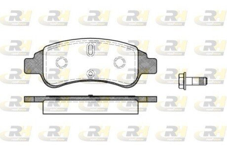 Гальмівні колодки дискові RH ROADHOUSE 2840.30