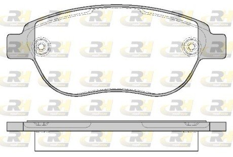 Гальмівні колодки дискові RH ROADHOUSE 2841.00