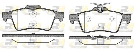 Гальмівні колодки дискові RH ROADHOUSE 2842.40