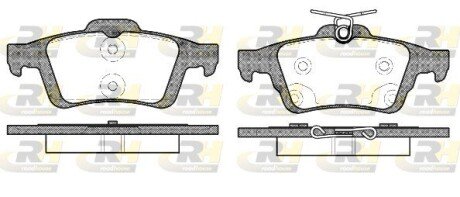 Гальмівні колодки дискові RH ROADHOUSE 2842.70