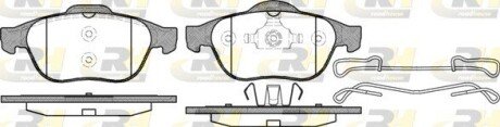 Гальмівні колодки дискові RH ROADHOUSE 2843.10