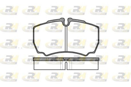 Гальмівні колодки дискові RH ROADHOUSE 2849.00