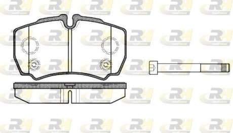 Гальмівні колодки дискові RH 2849.10 ROADHOUSE 284910