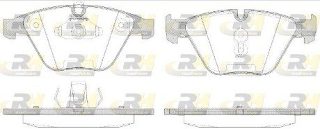 Гальмівні колодки дискові RH ROADHOUSE 2857.50