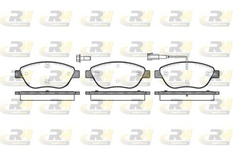 Гальмівні колодки дискові RH ROADHOUSE 2859.01