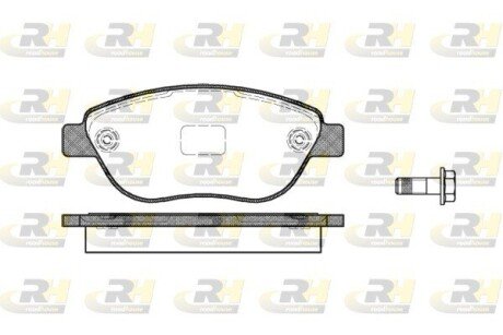 Гальмівні колодки дискові RH ROADHOUSE 2859.10