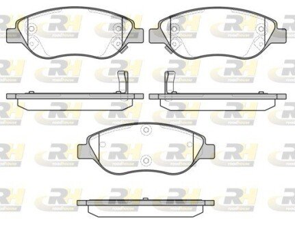 Гальмівні колодки дискові RH ROADHOUSE 2860.12