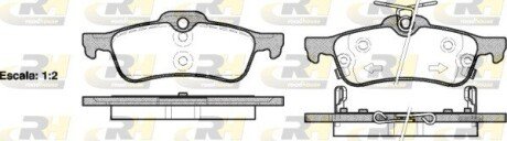 Гальмівні колодки дискові RH ROADHOUSE 2862.02