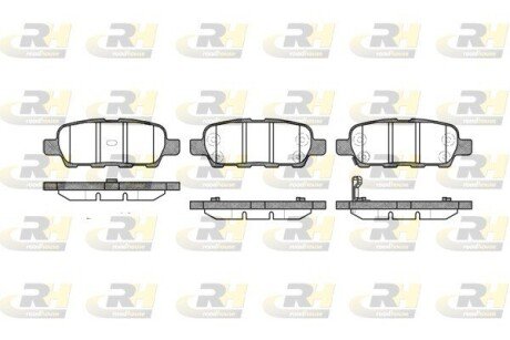 Гальмівні колодки дискові RH ROADHOUSE 2876.01