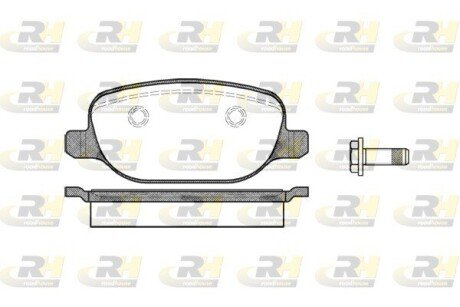 Гальмівні колодки дискові RH ROADHOUSE 2878.00