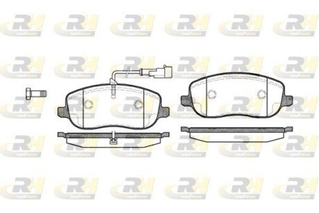 Гальмівні колодки дискові RH ROADHOUSE 2879.31