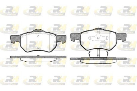 Гальмівні колодки дискові RH ROADHOUSE 2882.00