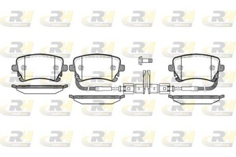 Гальмівні колодки дискові RH ROADHOUSE 2897.02