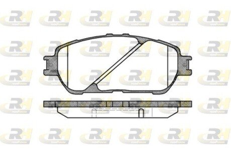 Гальмівні колодки дискові RH 2898.00 ROADHOUSE 289800