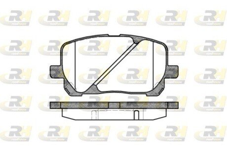 Гальмівні колодки дискові RH ROADHOUSE 2954.00