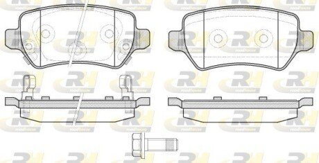 Гальмівні колодки дискові RH ROADHOUSE 2957.22