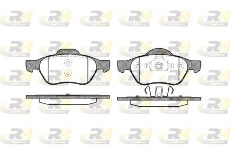 Гальмівні колодки дискові RH ROADHOUSE 2962.00