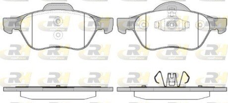 Гальмівні колодки дискові RH ROADHOUSE 2962.40