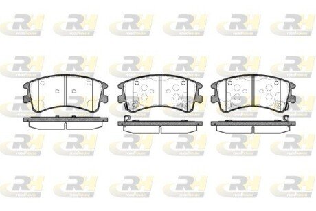 Гальмівні колодки дискові RH ROADHOUSE 2970.02