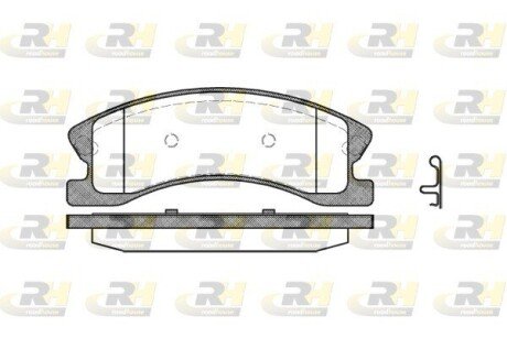 Гальмівні колодки дискові RH ROADHOUSE 2973.02