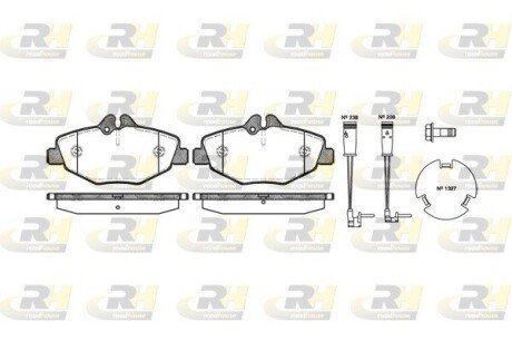 Гальмівні колодки дискові RH ROADHOUSE 2990.02