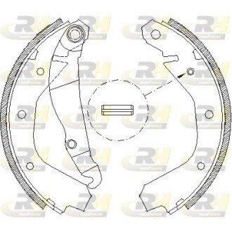 Гальмівні колодки барабанні RH ROADHOUSE 4091.00