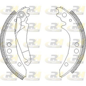 Гальмівні колодки барабанні RH ROADHOUSE 4136.00
