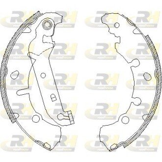 Гальмівні колодки барабанні RH ROADHOUSE 4137.00