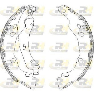 Гальмівні колодки барабанні RH ROADHOUSE 4152.00