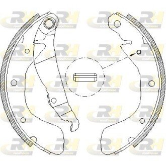 Гальмівні колодки барабанні RH ROADHOUSE 4398.00