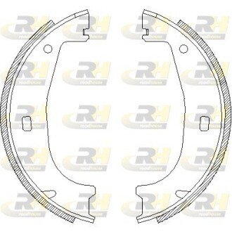 Гальмівні колодки барабанні RH ROADHOUSE 4406.00