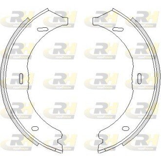 Гальмівні колодки барабанні RH ROADHOUSE 4745.00