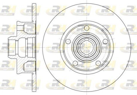 Гальмівний диск RH ROADHOUSE 6025.00 (фото 1)