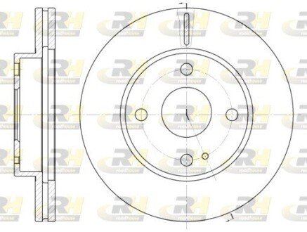 Гальмівний диск RH ROADHOUSE 6056.10