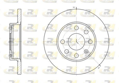 Гальмівний диск RH ROADHOUSE 6059.00