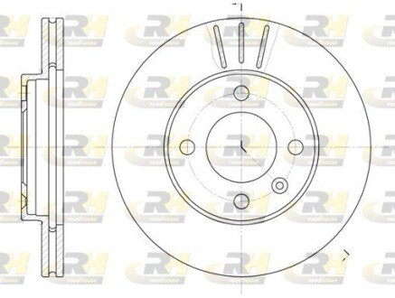 Гальмівний диск RH ROADHOUSE 6084.10