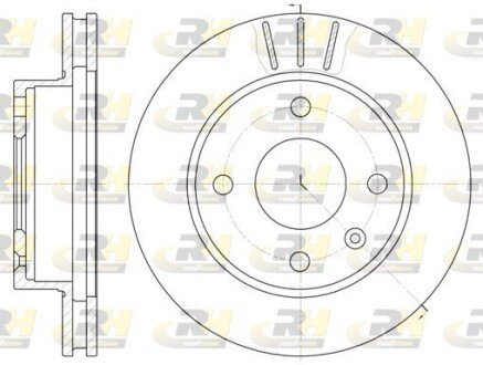Гальмівний диск RH ROADHOUSE 6097.10